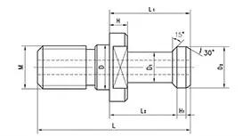 Retention Knob JIS B6339-1986